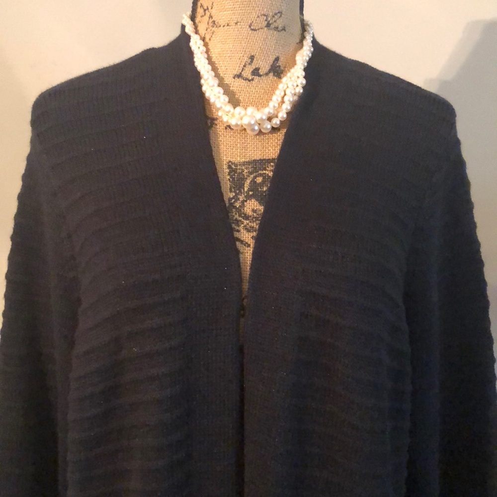 Women’s APT. 9 Open Front Long Cardigan - Picture 4 of 7